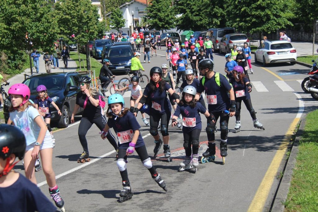 Cortes de tráficu'l sábadu pola VI Marcha Popular en Patines.
