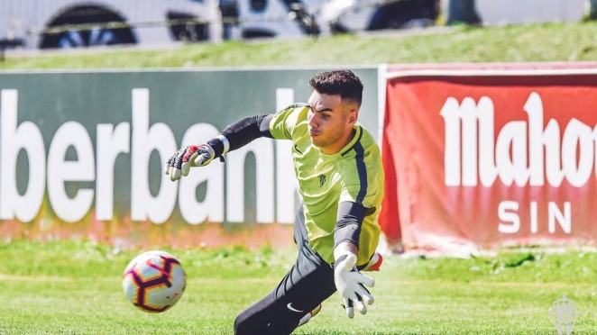 Dani Martín va incorporase mañana a la a la Selección Sub21. / Juan Llavio (Real Sporting)