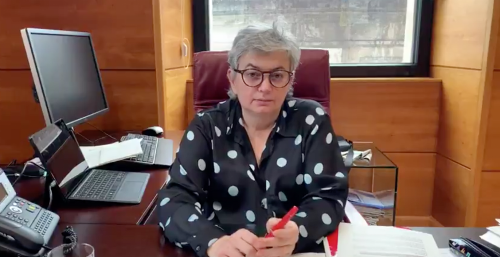 Ana González, alcaldesa de Xixón.