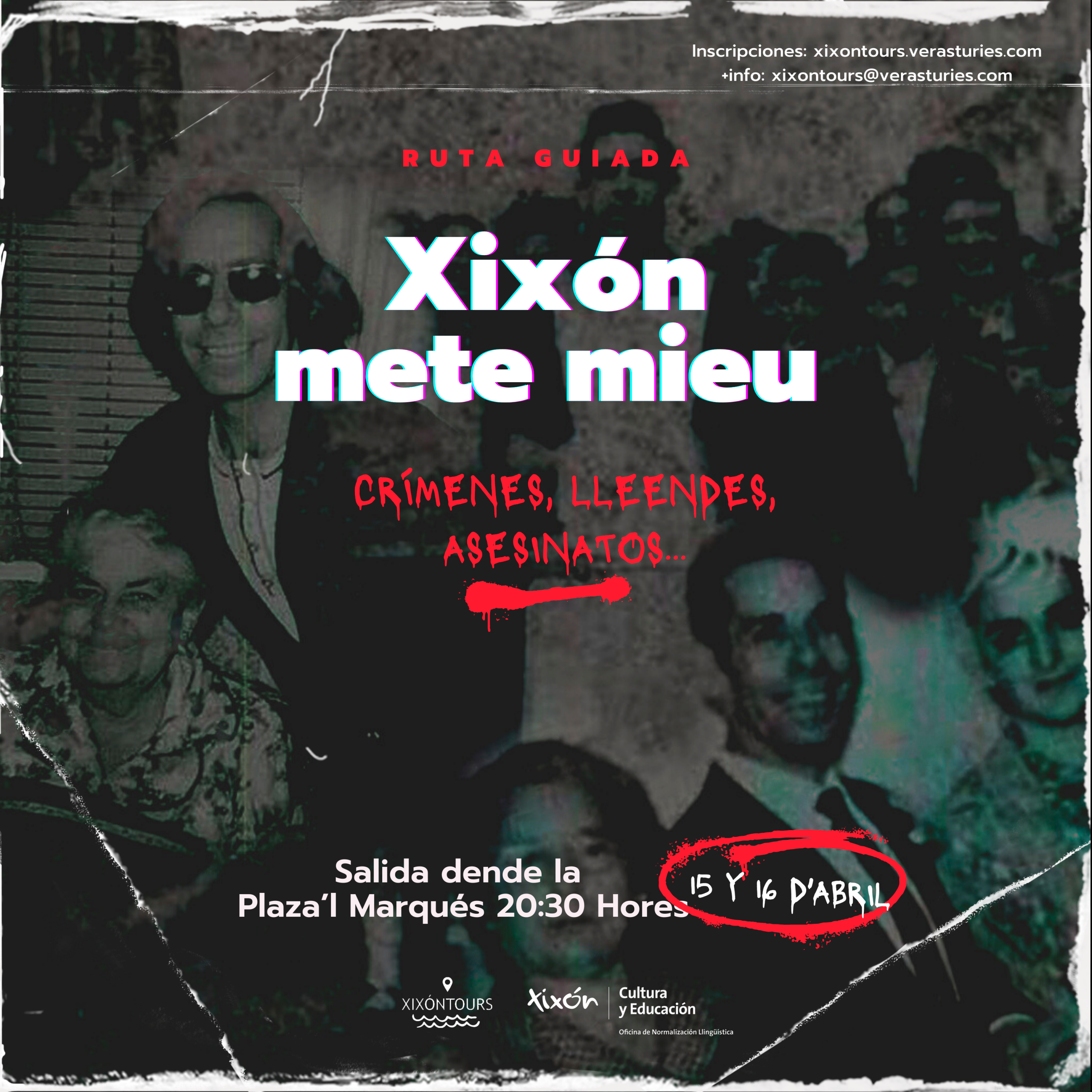 Torna XixónTours mientres la Selmana Santa con rutes que siguen metiendo mieu