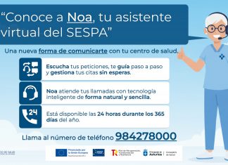Naz Noa, l’axente virtual que dexa pidir cita telefónica en primaria les 24 hores del día