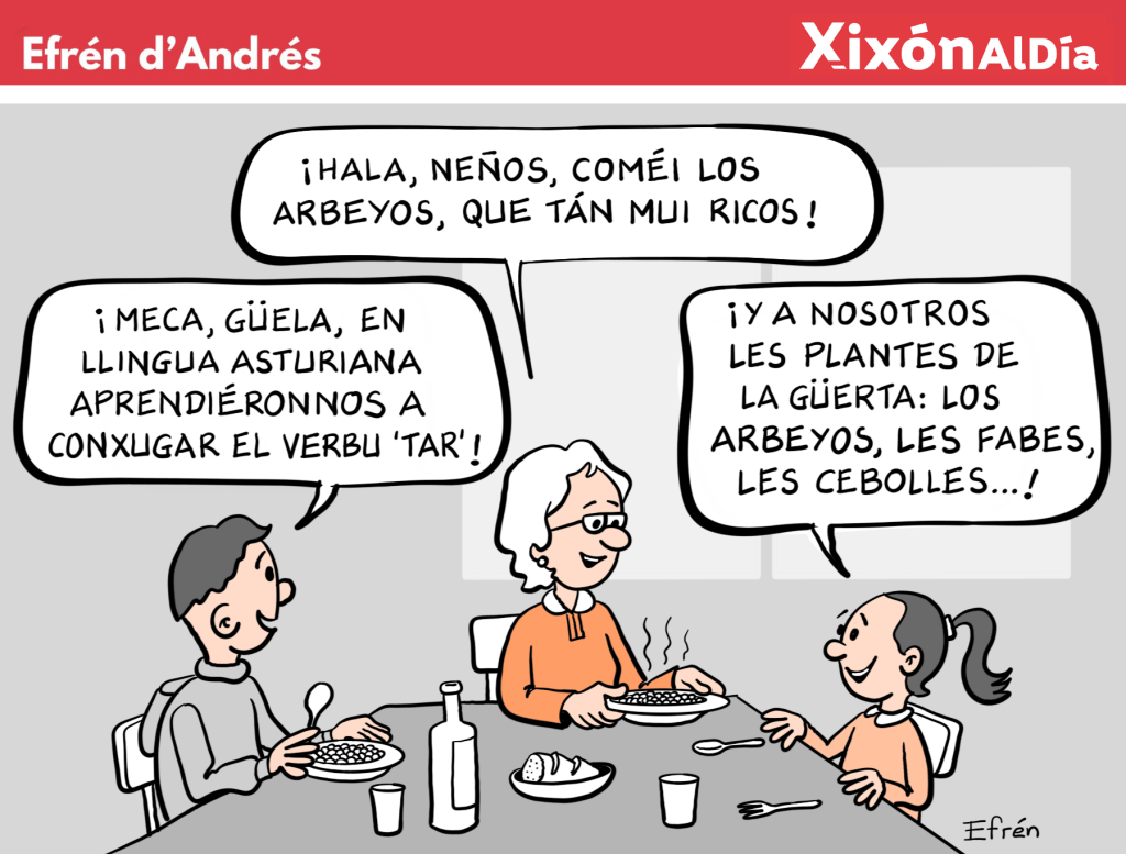 Los arbeyos de la güela