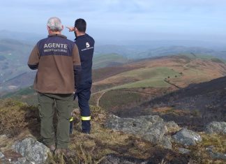 Asturies pón a prueba la respuesta coordinada énte les quemes forestales de gran escala