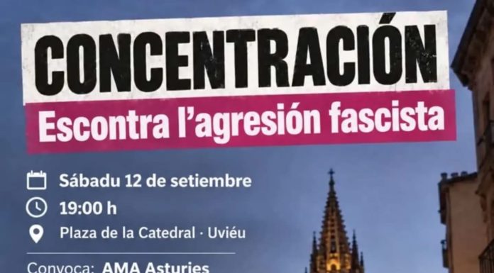 Uviéu va manifestase güei como respuesta al ataque d’un grupu fascista en San Matéu